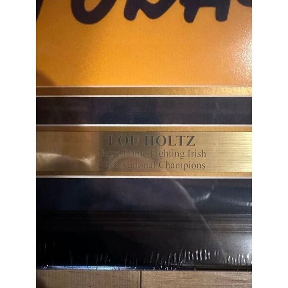 Lou Holtz signed autographed Notre Dame Fighting Irish 11x14 Photo Framed Becket - Picture 5 of 5